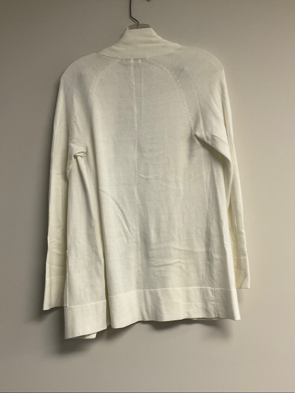 GAP Cream Ribbed Open-Front Cardigan - Picture 4 of 4